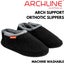 ARCHLINE Orthotic Slippers CLOSED Arch Scuffs Orthopedic Moccasins Shoes in C... Carousel 2