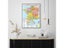 French Language Traffic Map Of France Poster Large Art Wall Decor A2 42x59cm Carousel 3