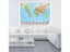 120x80cm World Map With Country Flags Non-woven Painting Wall Art Poster Carousel 3