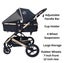Preorder - Supra 3-in-1 Travel System - Stroller + Bassinet + Capsule Car Sea... Carousel 12
