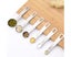 6 Measuring Spoon Stainless Teaspoon Scoop Tablespoon Utensil Kitchen Cook Carousel 6