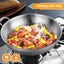 SOGA 3-Ply 38cm Stainless Steel Double Handle Wok Frying Fry Pan Skillet with... Carousel 3