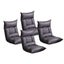 SOGA 4X Grey Lounge Recliner Lazy Sofa Bed Tatami Cushion Collapsible Backres... Carousel 1