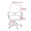 Office Chair Cover Computer desk chair cover slipcover Spandex stretch 3 colours Carousel 7