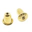 1 pair Gold Bullet Earring Backs (5.5MM) Carousel 3
