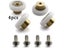 4pcs Shower Door Rollers Pulley Bathroom Sliding Glass Door Wheels Sliding Door Carousel 2