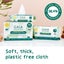 Gaia Natural Baby Biodegradable Baby Wipes 280 Pack Carousel 10