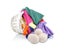 Laundry Ball 6Pcs 6Cm Wool Tumble Dryer Anti Static Balls Reusable Laundry Ac Carousel 3