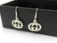 Gucci Sterling Silver Interlocking G Dangle Earrings Carousel 3