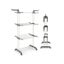 3 Tier Clothes Drying Rack With Rotatable Side Wings Carousel 1