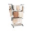 3 Tier Clothes Drying Rack With Rotatable Side Wings Carousel 2