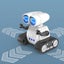 2.4GHz Mini Remote Control Programming Robot Carousel 6