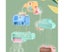 8in1 Set Water Toy Cute Raining Forest Bath Toy Waterfall Rotary Waterwheel W Carousel 3