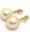 SALE! Gorgeous AUSTRALIAN GOLD PEARL & Crystal Earrings Carousel 6