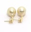 SALE! Gorgeous AUSTRALIAN GOLD PEARL & Crystal Earrings Carousel 7