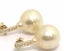SALE! Gorgeous AUSTRALIAN GOLD PEARL & Crystal Earrings Carousel 8