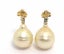 SALE! Gorgeous AUSTRALIAN GOLD PEARL & Crystal Earrings Carousel 9