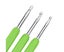 8Pcs Crochet Hooks Multiple Colors Sweater Needle Soft Handle Weaving Tools F Carousel 2