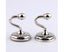 8pcs Multi-Purpose Hanging Hook Metal Curtain Holdback Wall Tie Back Hooks Carousel 8
