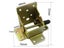 4PCS Folding Bracket Iron Folding Lock Extension Table Chair Bed Leg Foldable Carousel 4