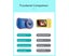 A10 Kids Camera 2.0-inch 1080P Large HD Screen Video Cute Children's Camera F Carousel 8