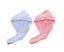Absorbent Microfiber Hair Drying Towels 2 Packs Quick-Drying Hair Wrap Turban Carousel 1
