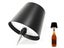 3 Colors Stepless Dimming Wine Bottle Lamp USB Charge LED Wine Bottle Lamp Black Carousel 1