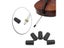 5pcs/set Cello Feet Support Stop Holder Black Non-slip Rubber Cello Spike Pad Carousel 3