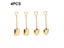 4/8PCS Stainless Steel Coffee Spoon Creative Shovel Shape Tea Spoons Ice Cream Carousel 5
