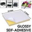 A4 Label Stickers White Self Adhesive Glossy Carousel 3