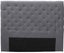 Headboard Super King – Grey Linen Carousel 1