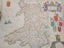 Johan Bleau 1648 Atlus Novus Wales Map Facsimile by John Bartholomew and Sons Carousel 1