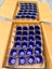 96 New Blue Candle Holders / Shot Glasses / USA Made RRP $2,500 USD Carousel 7