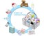 Baby Diaper Caddy Organizer, Foldable Felt Nursery Tote Storage Bin Portable Carousel 2