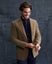 Sportscraft blazer mens 40 pure 100% cotton moleskin brown natural fibre jacket Carousel 1