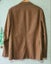 Sportscraft blazer mens 40 pure 100% cotton moleskin brown natural fibre jacket Carousel 3