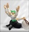 27Cm Three Heads Six Arms Anime One Pieces Zoro Anime Action Figure Carousel 6