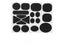 Self Adhesive Black Patches For Down Jacket Clothes Repair Carousel 1