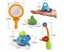 Bath Toys Mold Free Fishing Games Swimming Whales BPA Free Carousel 3