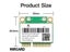 WiFi 6E AX210HMW Bluetooth 5.3 Mini PCI-E Wifi Card For AX210 5374Mbps 802.11ax Carousel 5