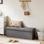 Storage Ottoman Double Foot Rest -Grey 110×38×38cm Carousel 1