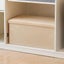 Foldable Storage Ottoman Bench 76×38×38cm - Khaki Carousel 4