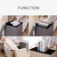 Foldable Storage Ottoman Bench 76×38×38cm - Khaki Carousel 5