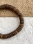 Seychelles Coconut Wood Bead Stretchy Bracelet Carousel 2