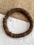 Seychelles Coconut Wood Bead Stretchy Bracelet Carousel 3
