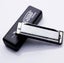 Harmonica 10 Holes Key of C for Blues Rock Jazz Folk + Case Silver Carousel 1