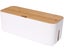 Cable Management Small White Cable Organizer Box for Extension Cord Power Str Carousel 1