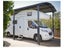 Palram Carport Arcadia Alpine 3.6m x 5.0m Grey Carousel 3