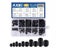 AXK 200Pcs Allen Head Socket Hex Set Grub Screw Assortment Cup Point Stainless Carousel 1