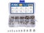 AXK 200Pcs Allen Head Socket Hex Set Grub Screw Assortment Cup Point Stainless Carousel 3